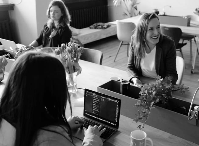 Image of ladies coding